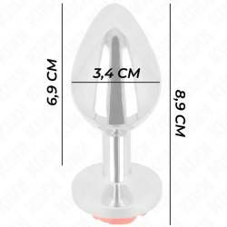 Kink - Plug Anal Rose Rouge Taille M